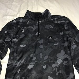 Men’s Champion zip up pullover size S